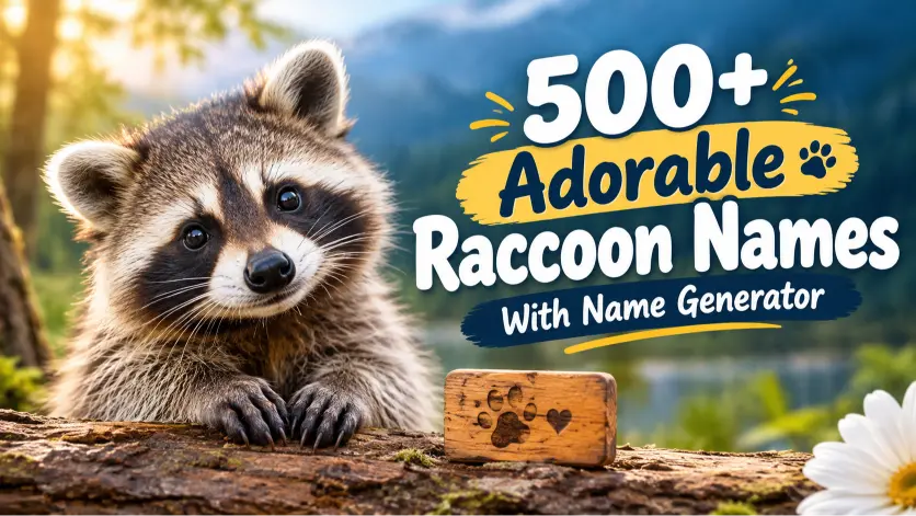 Adorable Raccoon Names With Name Generator