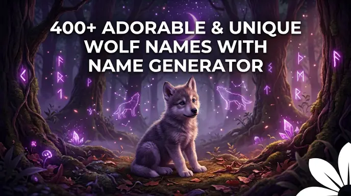 Adorable & Unique Wolf Names With Name Generator