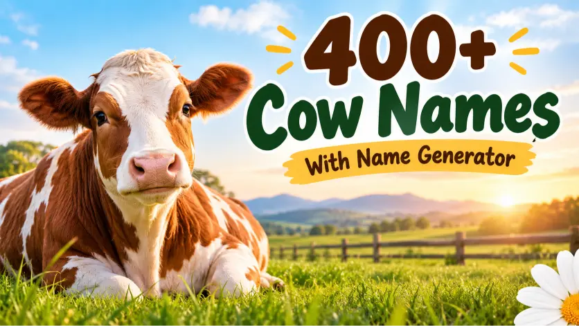 Cow Names With Name Generator
