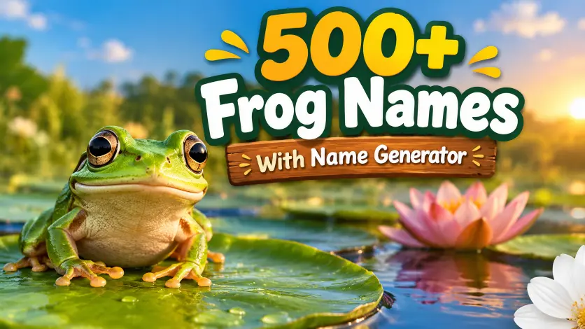 Frog Names With Name Generator
