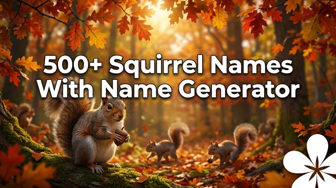 Squirrel Names With Name Generator