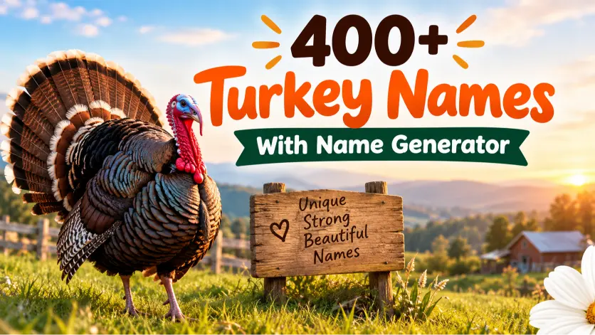 Turkey Names With Name Generator