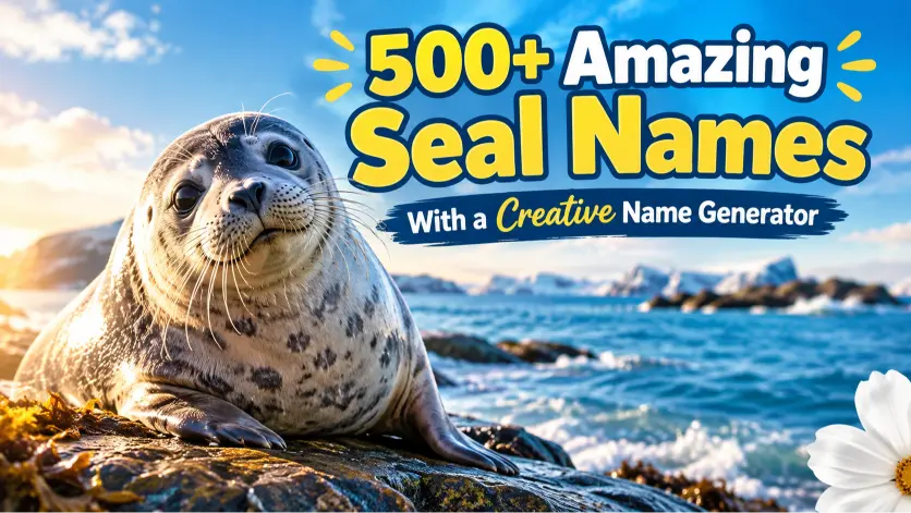 Amazing Seal Names With a Creative Name Generator