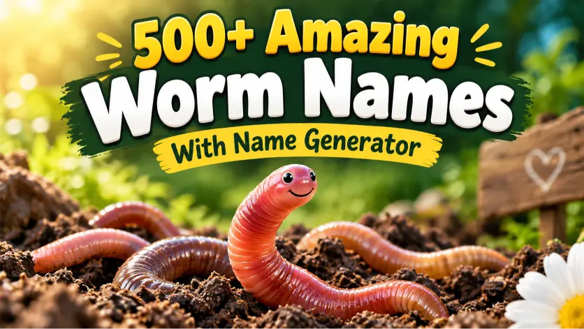 Amazing Worm Names With Name Generator