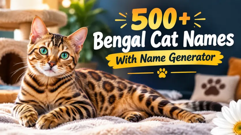Bengal Cat Names With Name Generator