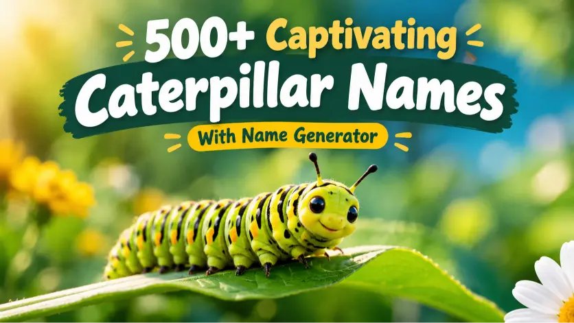 Captivating Caterpillar Names With Name Generator