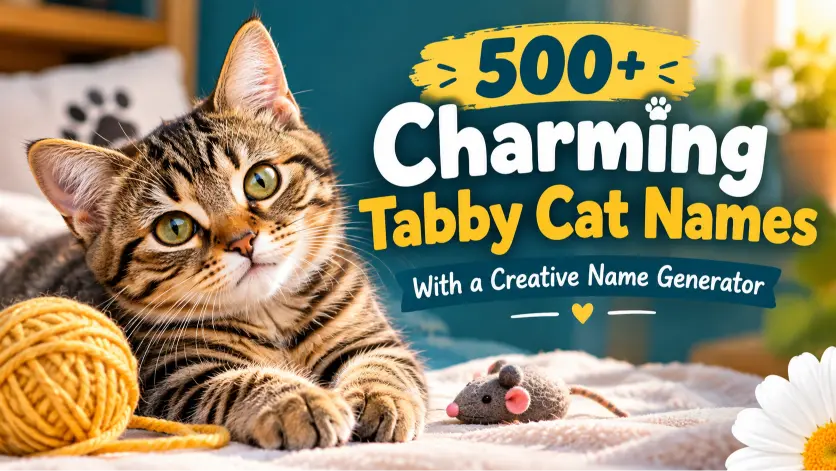 Charming Tabby Cat Names With a Creative Name Generator