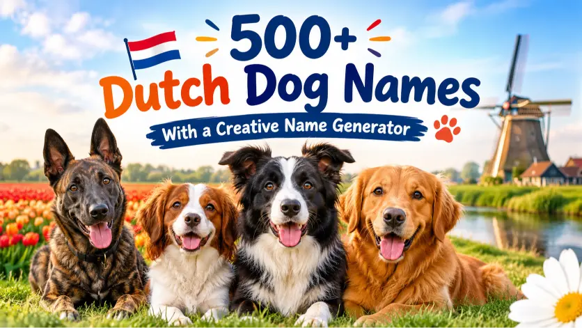 Dutch Dog Names With a Creative Name Generator