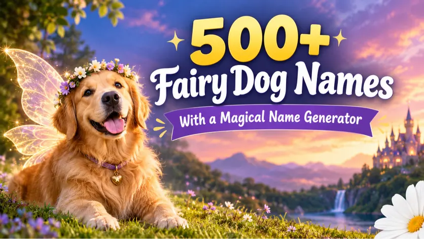 Fairy Dog Names With a Magical Name Generator