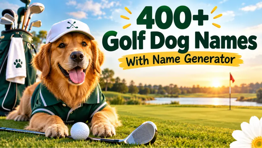 Golf Dog Names With Name Generator
