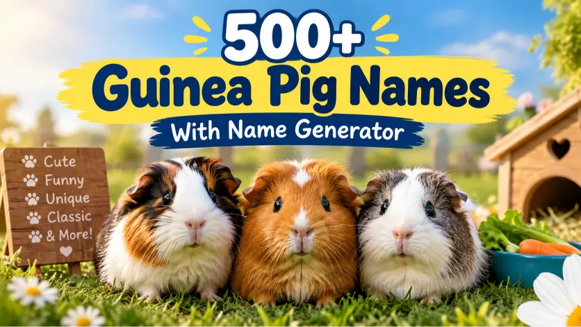 Guinea Pig Names With Name Generator