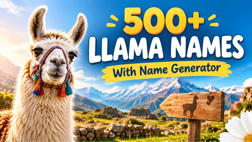 Llama Names With Name Generator