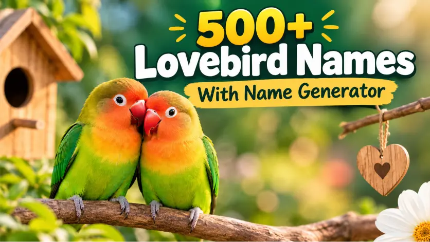 Lovebird Names With Name Generator