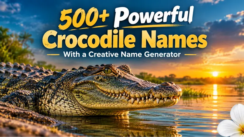 Powerful Crocodile Names With a Creative Name Generator