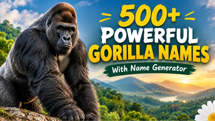 Powerful Gorilla Names With Name Generator