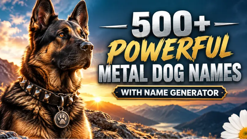Powerful Metal Dog Names With Name Generator