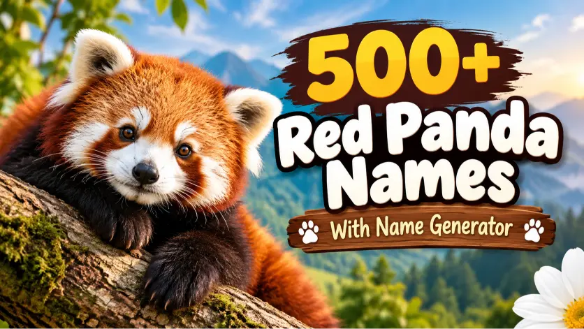 Red Panda Names With Name Generator
