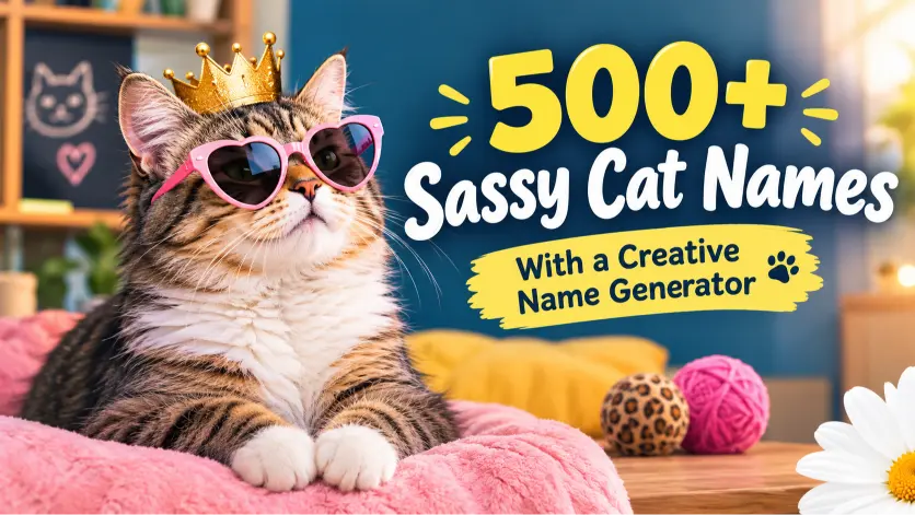 Sassy Cat Names With a Creative Name Generator