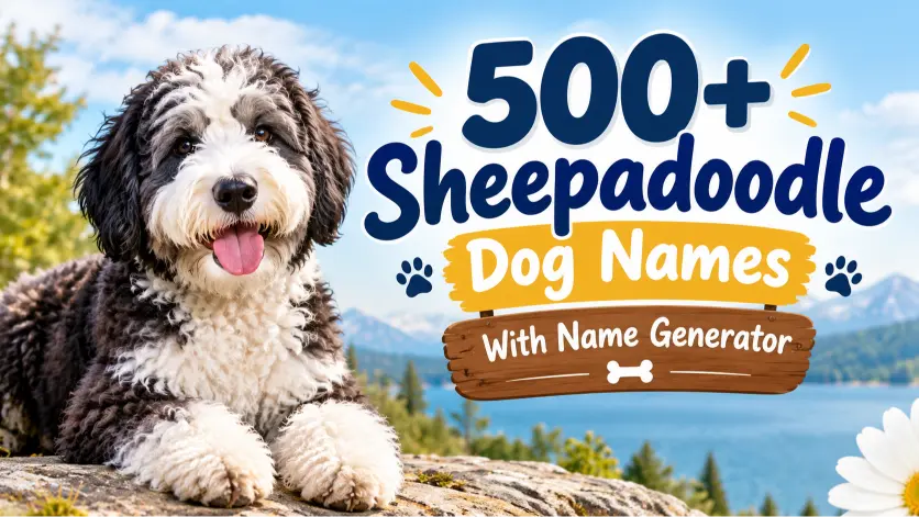 Sheepadoodle Dog Names With Name Generator
