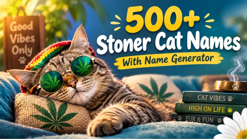 Stoner Cat Names With Name Generator
