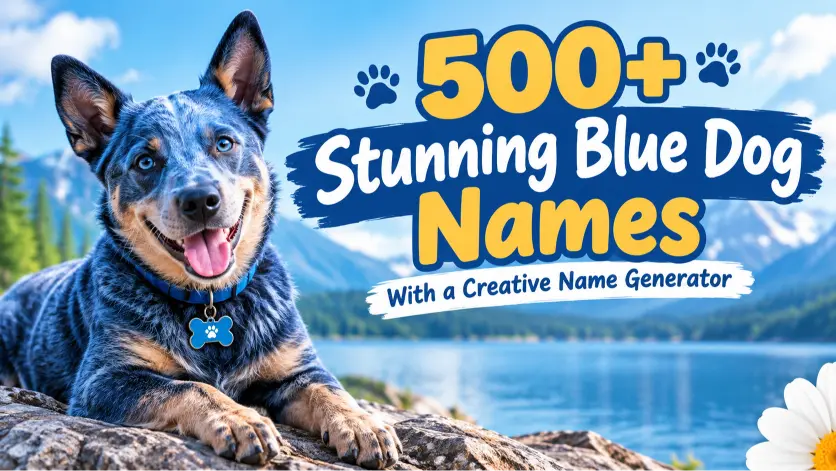 Stunning Blue Dog Names With a Creative Name Generator
