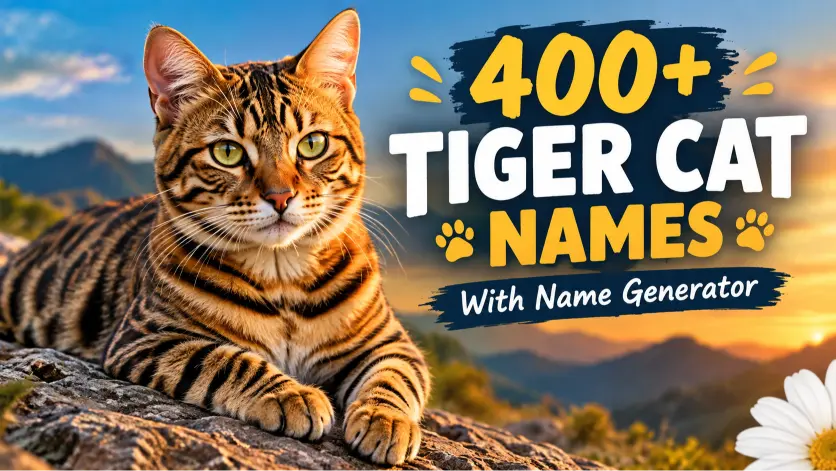 Tiger Cat Names With Name Generator
