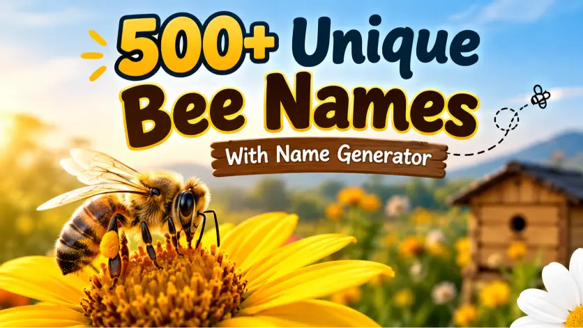 Unique Bee Names With Name Generator